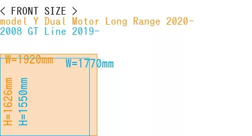 #model Y Dual Motor Long Range 2020- + 2008 GT Line 2019-